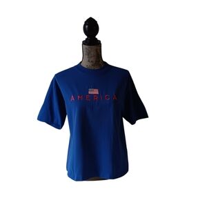 Blue Graphic T-Shirt